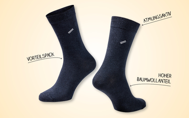 Jetzt zu den Socken