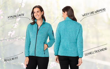 Jetzt zur Strickfleecejacke