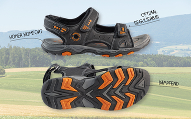 Jetzt zu den Sandalen