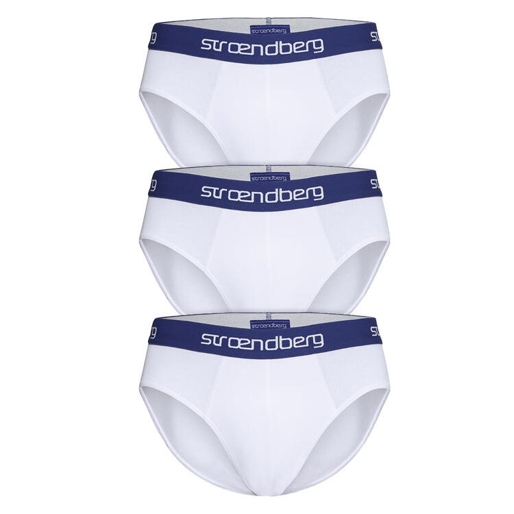 Auf diesem Bild sehen Sie stroendberg 3er Pack&nbsp;Herren Slips in der Farbe wei�