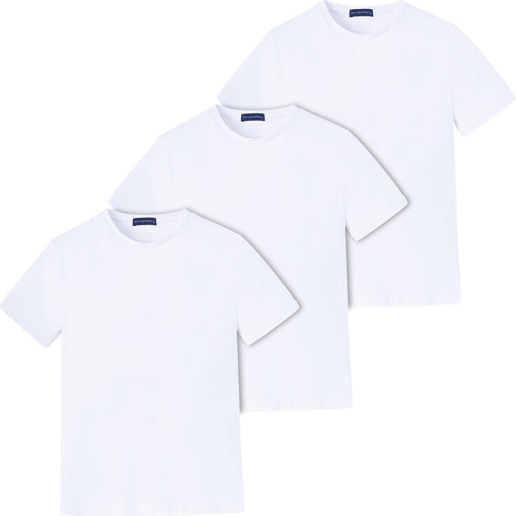 Auf diesem Bild sehen Sie stroendberg 3er Pack T-Shirts in der Farbe wei�