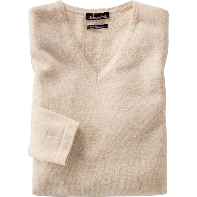 Emilia Parker Damen Kaschmir V-Pullover