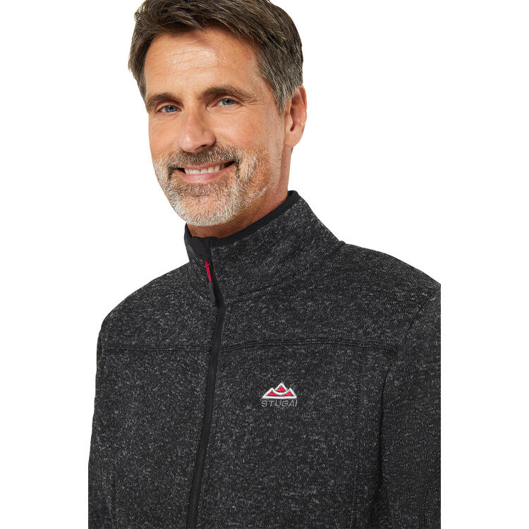 Stubai Herren Strickfleecejacke