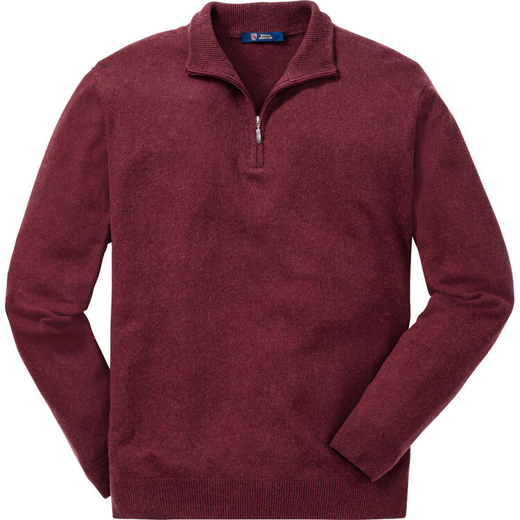 Royal Spencer Herrenpullover Kaschmir-Seide Zipp