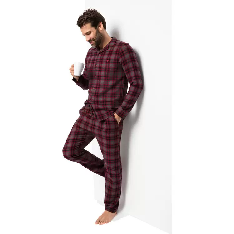 Franco Bettoni Herren Flanell-Pyjama für nur 29,99€ inkl. Versand statt 39,99€