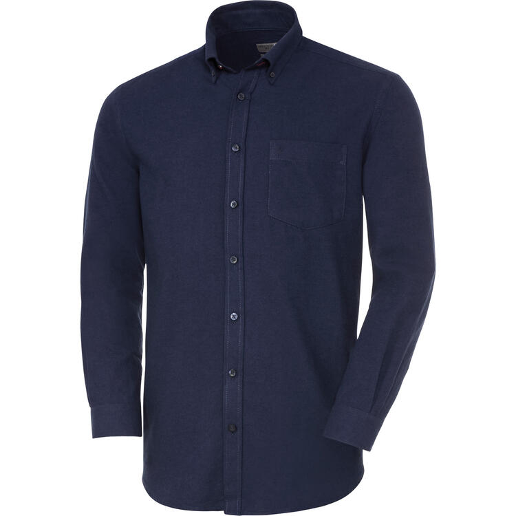 HENSON&HENSON Herren Flanellhemd