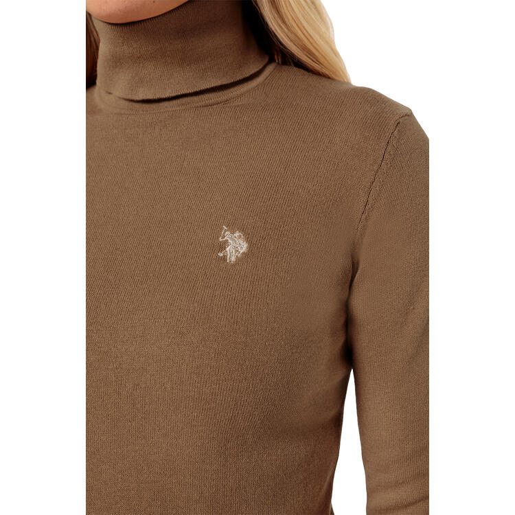 U.S. POLO ASSN. Damen Rollkragen-Pullover