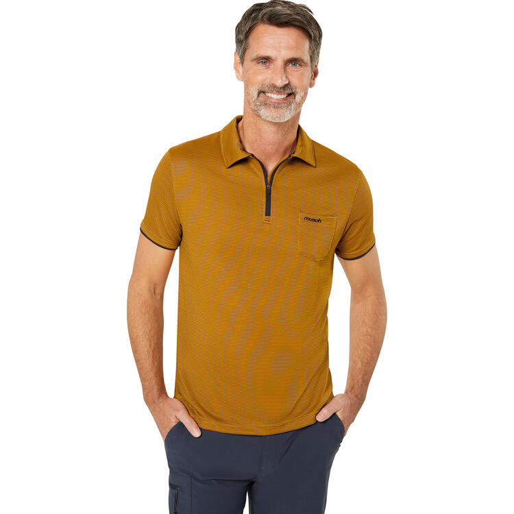 Reusch Herren Funktionspolo mit Zipper