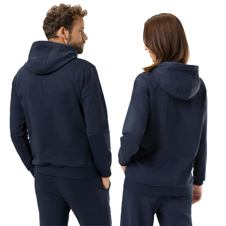 Auf diesem Bild sehen Sie FILA Sweatshirt mit Kapuze unisex in der Farbe marine
