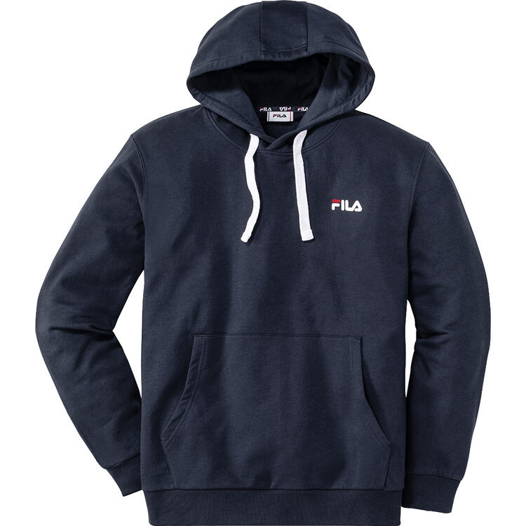 Auf diesem Bild sehen Sie FILA Sweatshirt mit Kapuze unisex in der Farbe marine