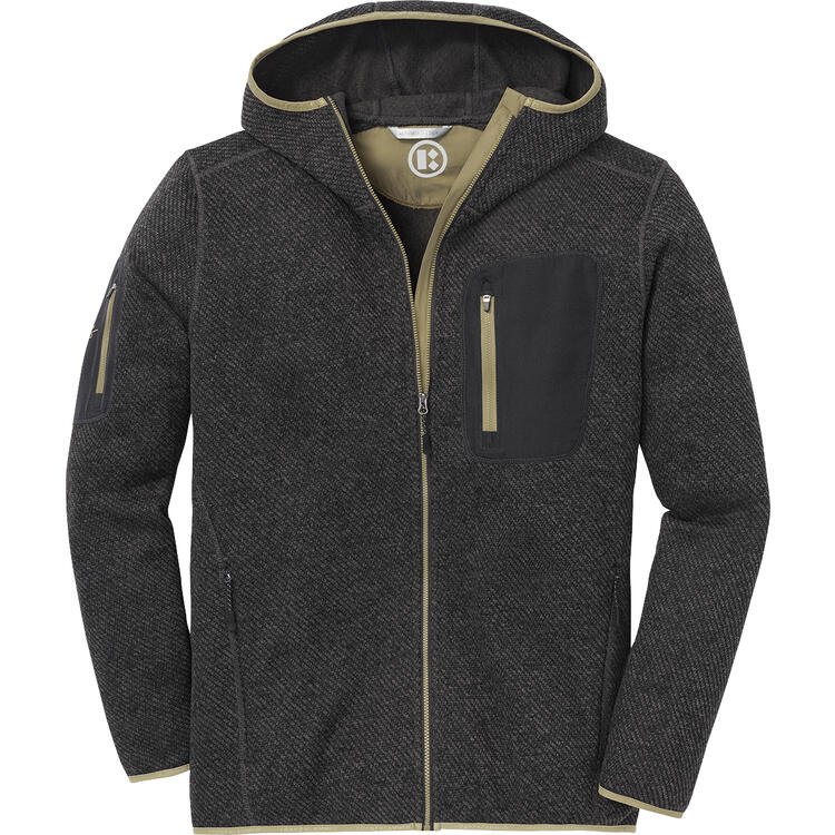 Franz Klammer Herren Strickfleece-Jacke