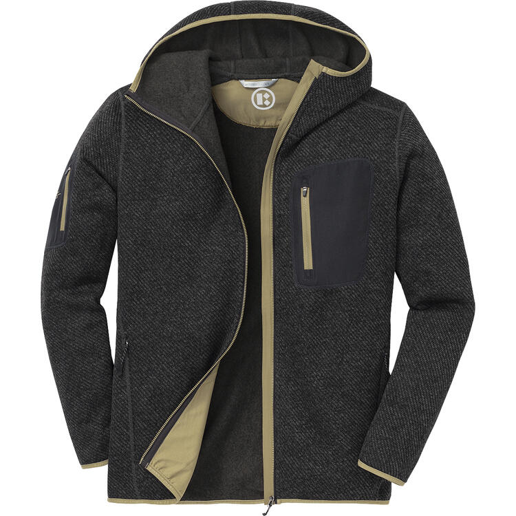 Franz Klammer Herren Strickfleece-Jacke