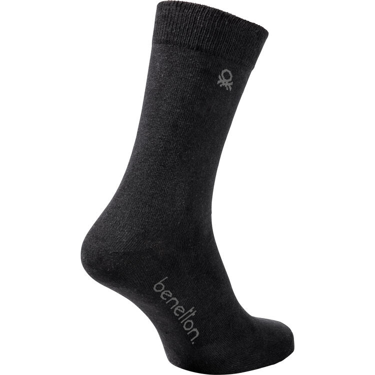 Auf diesem Bild sehen Sie GRATIS* Benetton 10er Pack Socken fr Damen und Herren in der Farbe schwarz