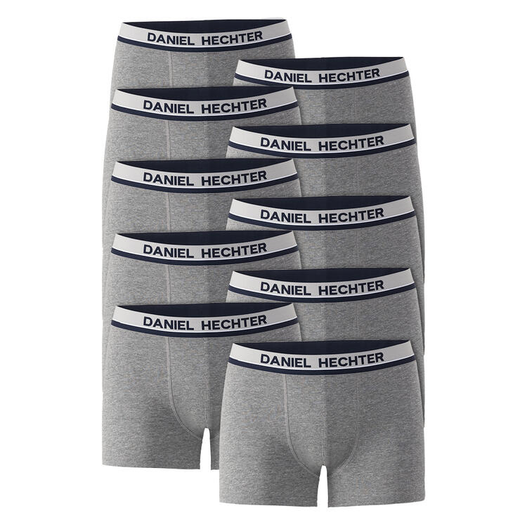 Auf diesem Bild sehen Sie Daniel Hechter 10er Pack Boxershorts in der Farbe grau
