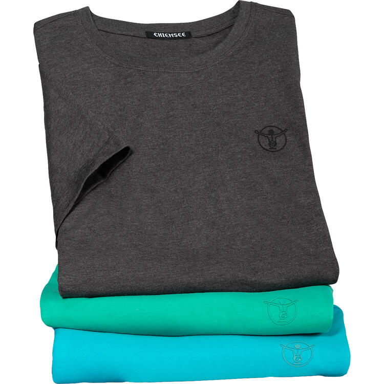 Chiemsee 3er Pack T-Shirts unisex, atmungsaktiv