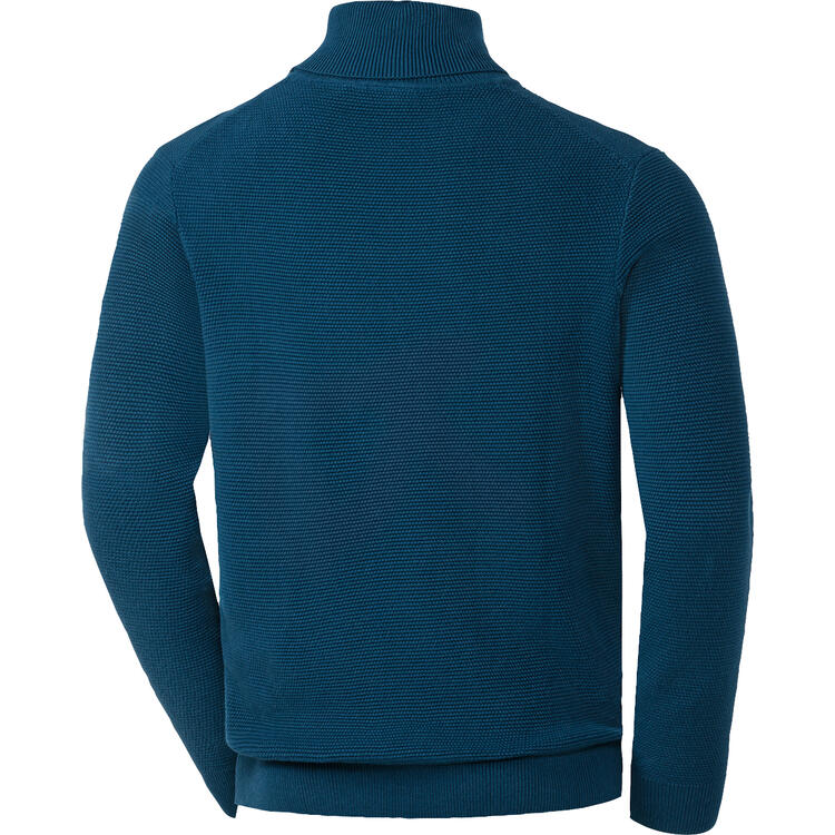 Auf diesem Bild sehen Sie Otto Kern Herren Rollkragen-Pullover in der Farbe petrol