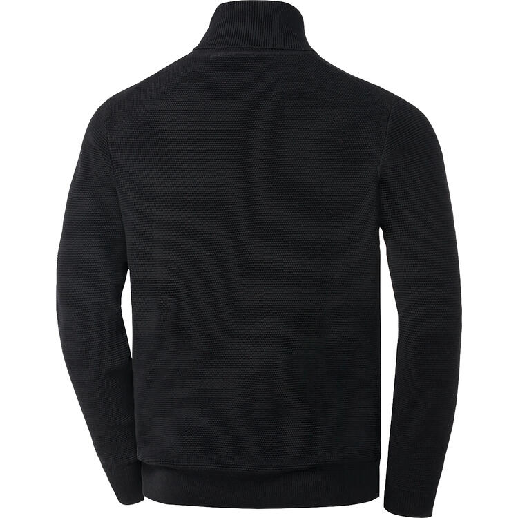 Auf diesem Bild sehen Sie Otto Kern Herren Rollkragen-Pullover in der Farbe schwarz