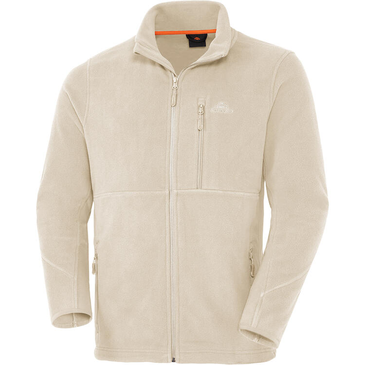 Auf diesem Bild sehen Sie Nordcap Fleecejacke unisex in der Farbe natur