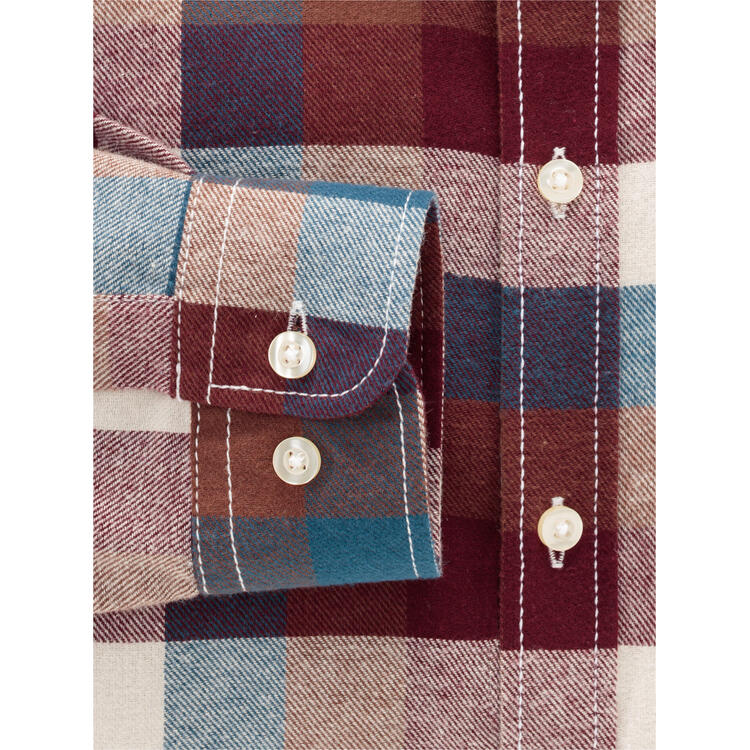HENSON&HENSON Herren Flanellhemd