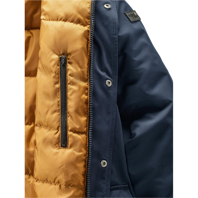 Auf diesem Bild sehen Sie HENSON&HENSON Herren Thermo-Parka in der Farbe marine