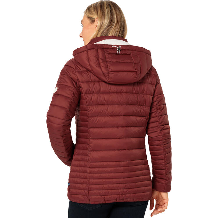 Auf diesem Bild sehen Sie Patsy&Lou Damen Steppjacke in der Farbe zimt