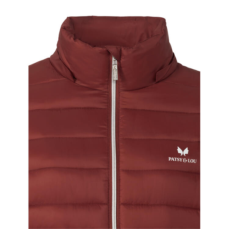 Auf diesem Bild sehen Sie Patsy&Lou Damen Steppjacke in der Farbe zimt