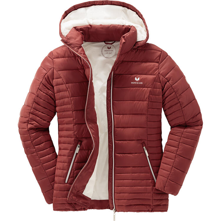 Auf diesem Bild sehen Sie Patsy&Lou Damen Steppjacke in der Farbe zimt