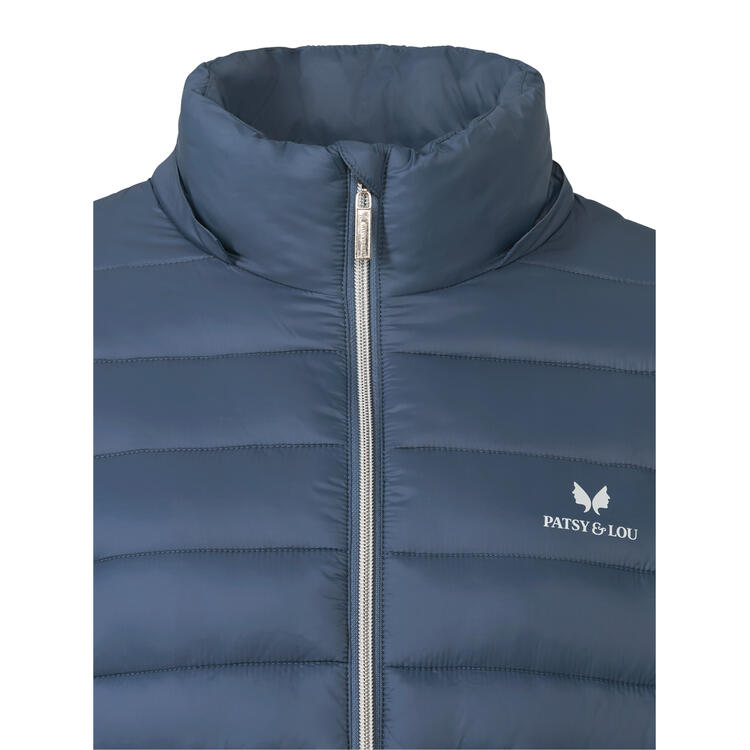 Auf diesem Bild sehen Sie Patsy&Lou Damen Steppjacke in der Farbe mittelblau