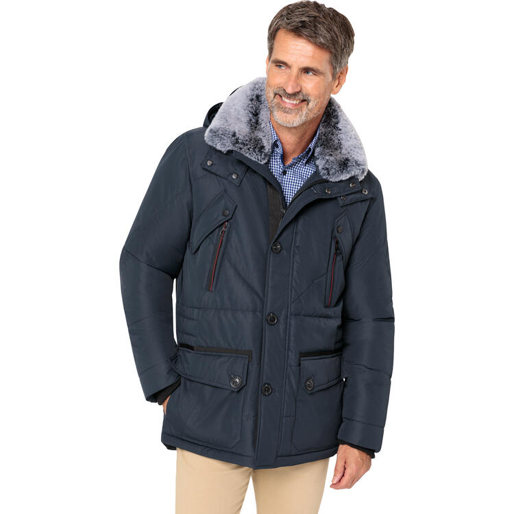 Auf diesem Bild sehen Sie Franco Bettoni Herren Arktik Steppjacke in der Farbe marine