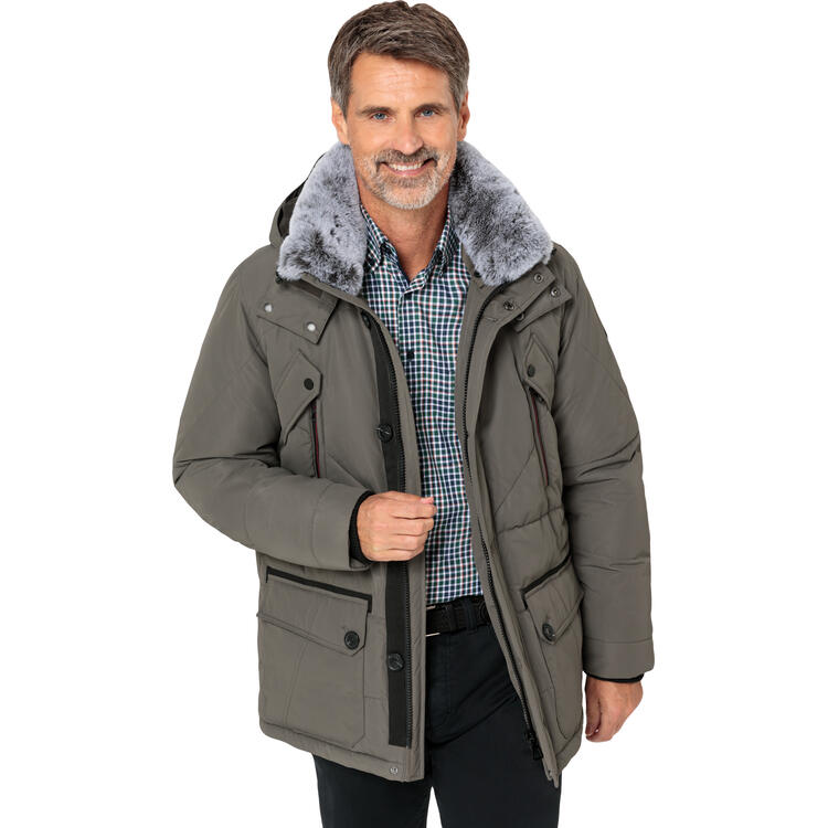 Auf diesem Bild sehen Sie Franco Bettoni Herren Arktik Steppjacke in der Farbe schilf