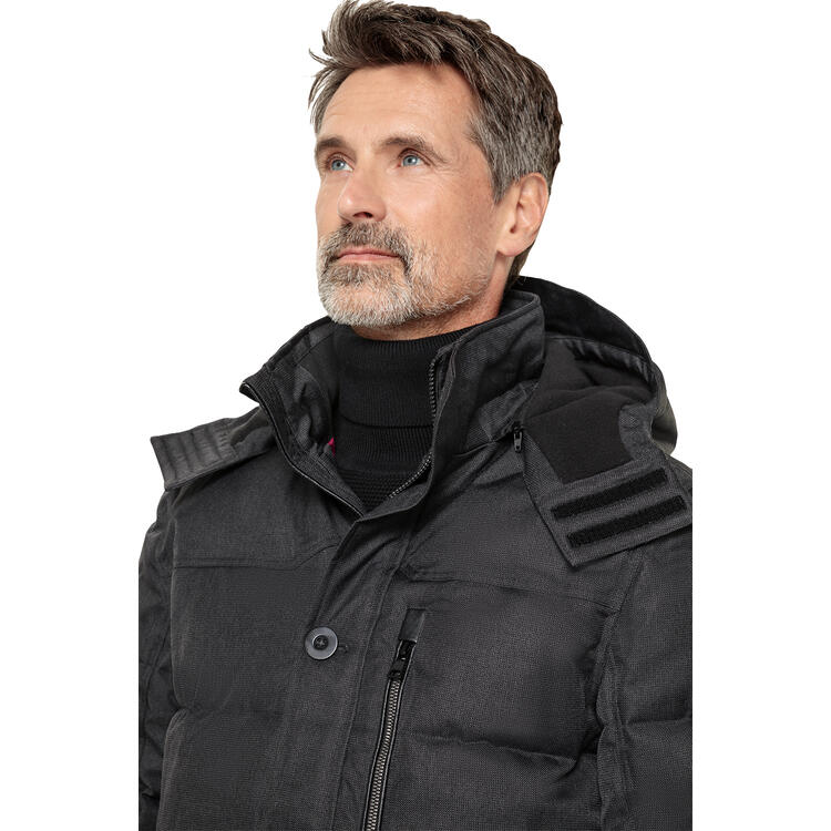 Zerberus Herren Steppjacke Struktur