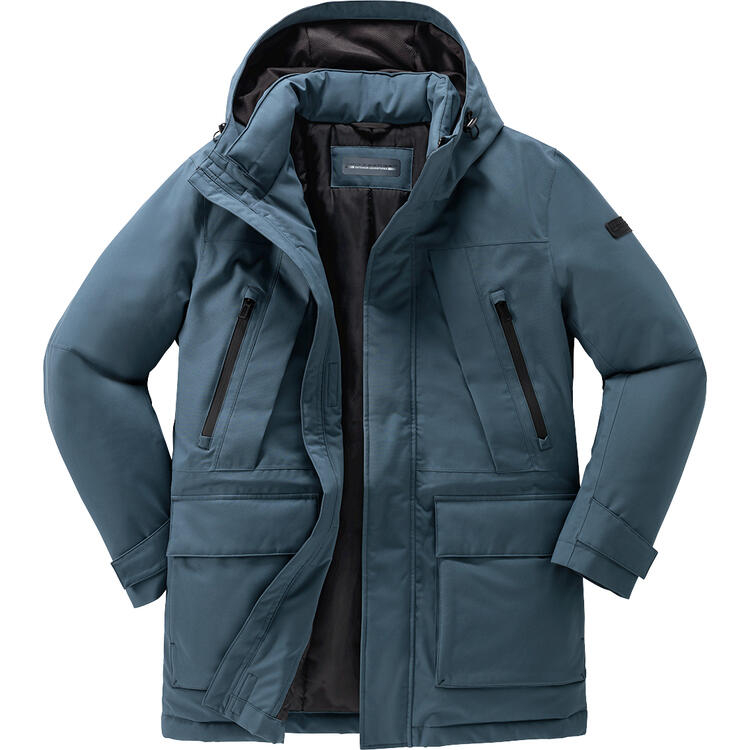 Auf diesem Bild sehen Sie Spitzbergen Herren Aktiv-Parka in der Farbe mittelblau