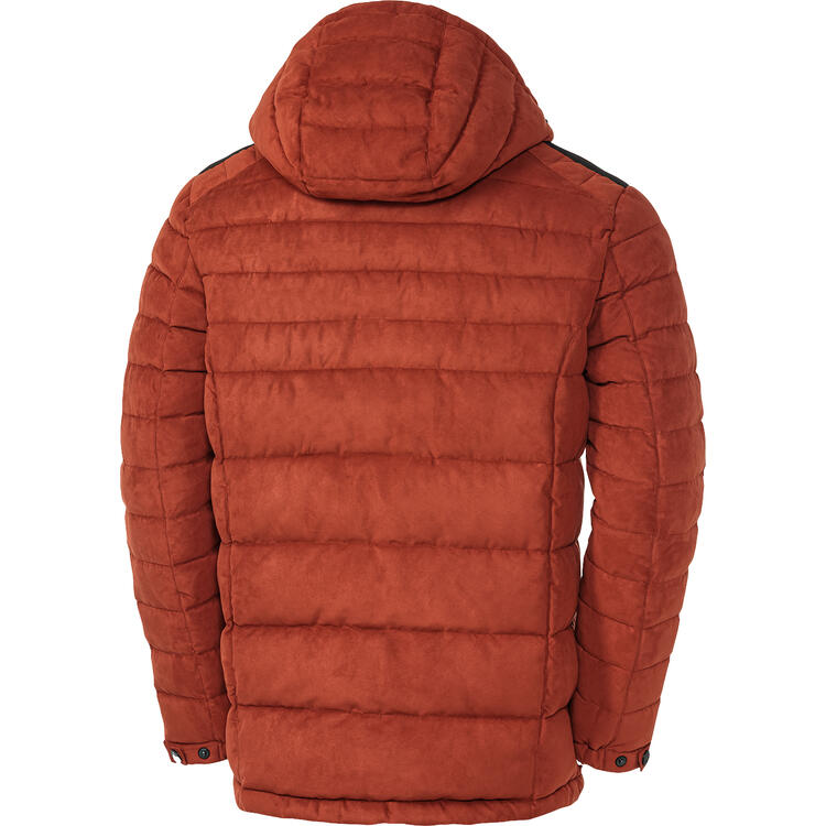 Franco Bettoni Herren Softvelours-Steppjacke