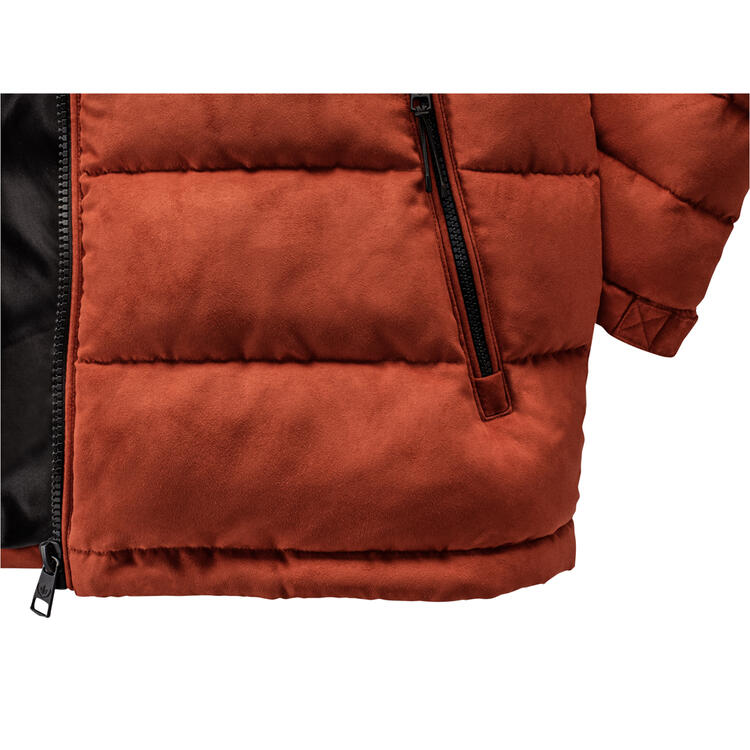 Franco Bettoni Herren Softvelours-Steppjacke