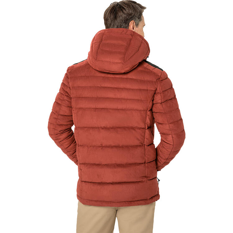Franco Bettoni Herren Softvelours-Steppjacke