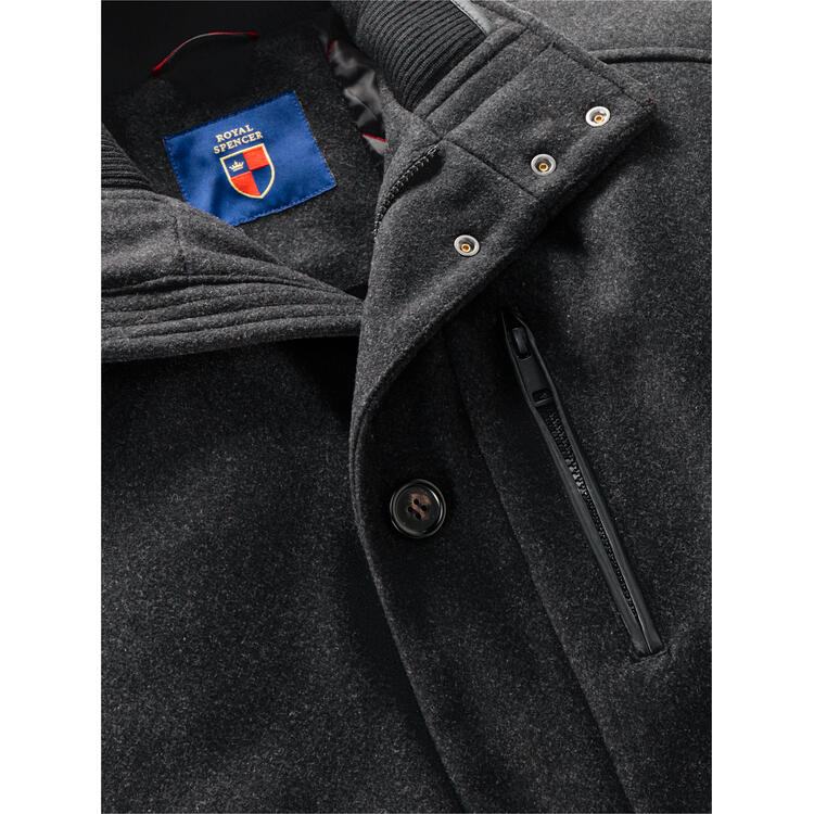 Royal Spencer Herren Outdoorjacke Woll-Mix