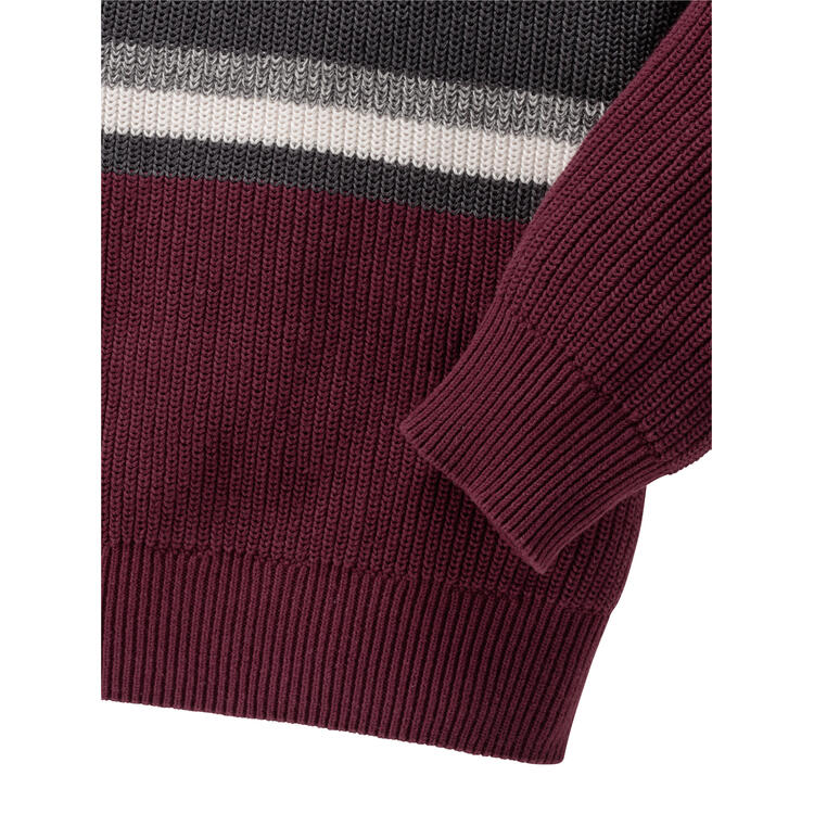 HENSON&HENSON Herren Streifen-Troyer
