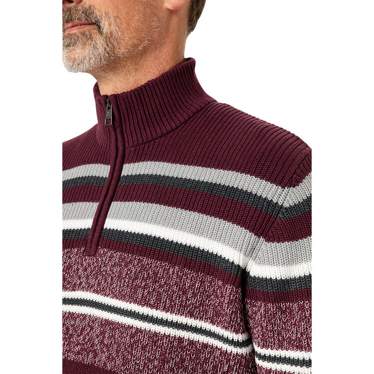 HENSON&HENSON Herren Streifen-Troyer