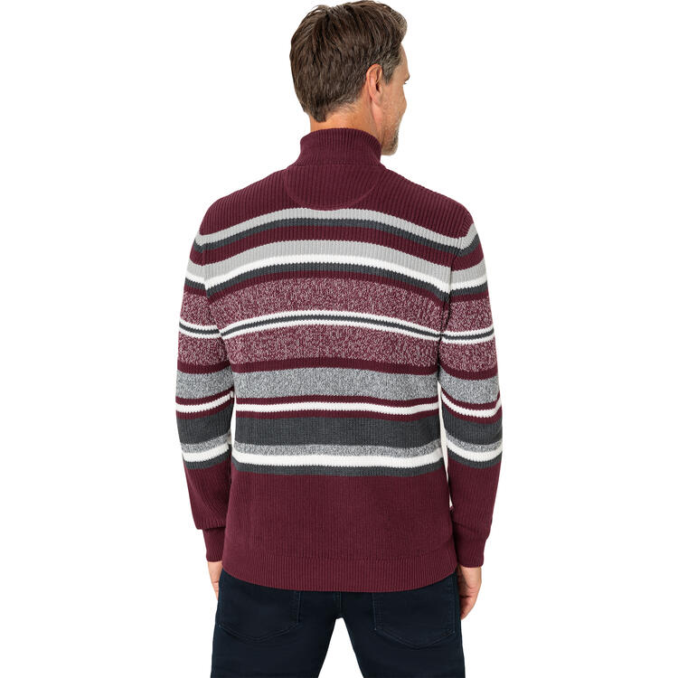 HENSON&HENSON Herren Streifen-Troyer