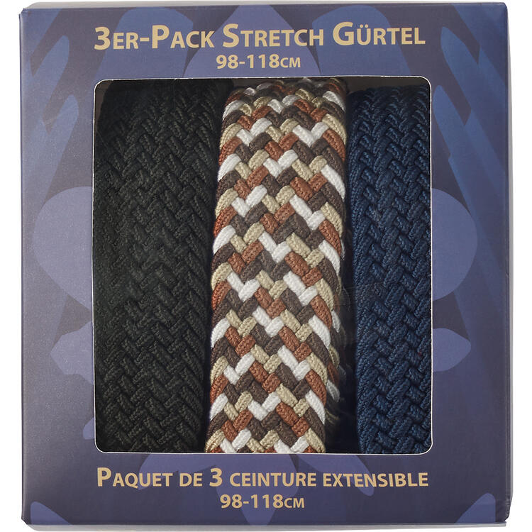 Franco Bettoni 3er Pack Stretch-Grtel