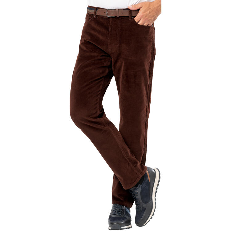 Franco Bettoni Herren 5-Pocket-Cordhose mit Grtel