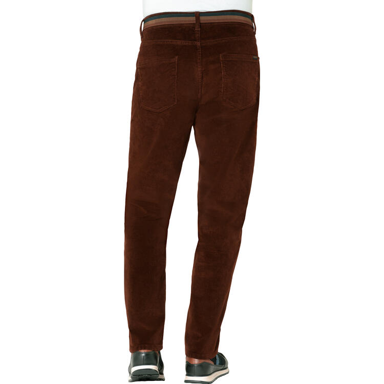 Franco Bettoni Herren 5-Pocket-Cordhose mit Grtel