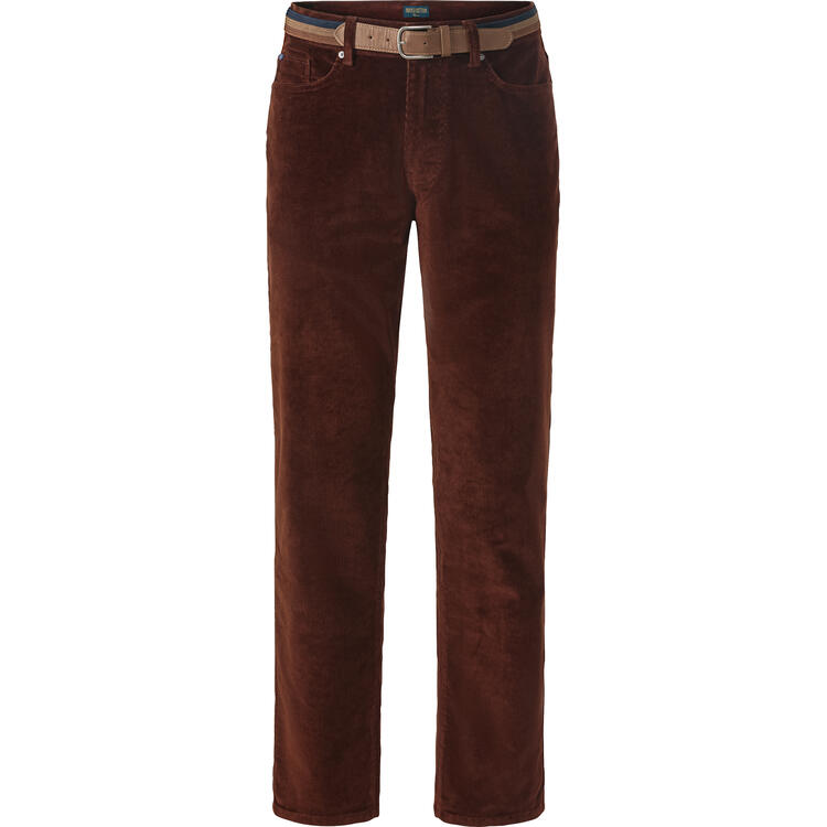 Franco Bettoni Herren 5-Pocket-Cordhose mit Grtel