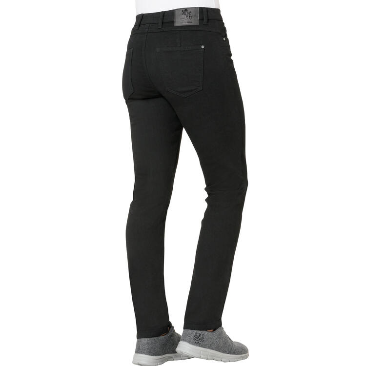 Auf diesem Bild sehen Sie Otto Kern Damen Thermo-Jeans in der Farbe schwarz