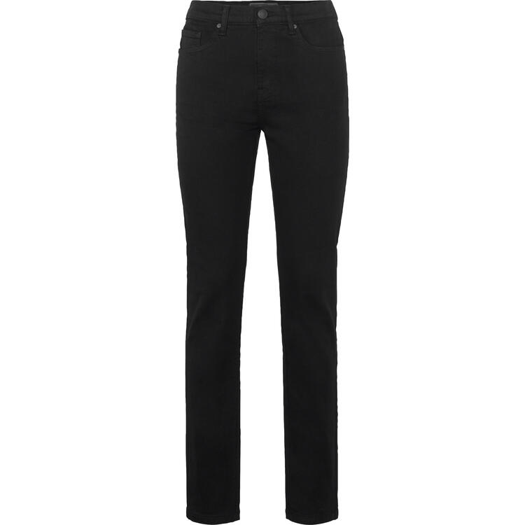 Auf diesem Bild sehen Sie Otto Kern Damen Thermo-Jeans in der Farbe schwarz