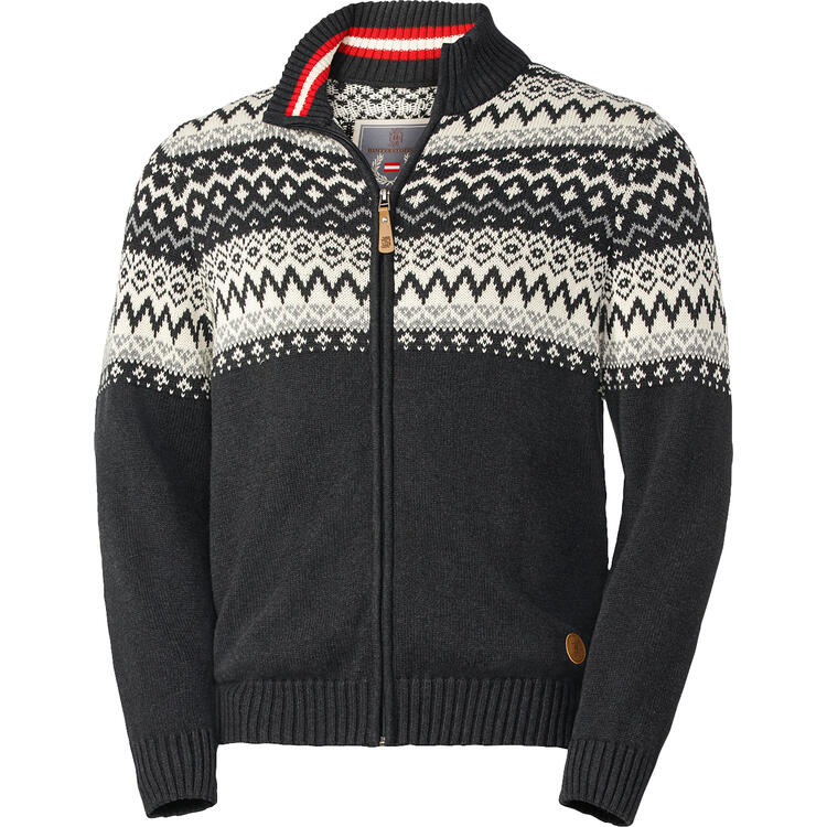 Hinterstoisser Herren Norweger Strickjacke