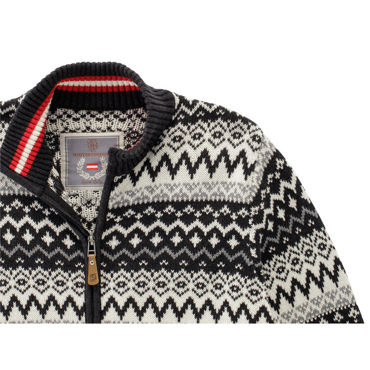 Hinterstoisser Herren Norweger Strickjacke