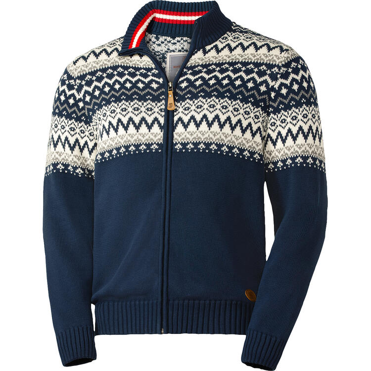 Hinterstoisser Herren Norweger Strickjacke