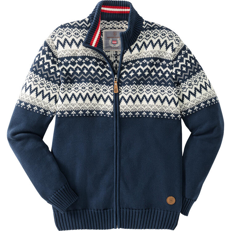 Hinterstoisser Herren Norweger Strickjacke