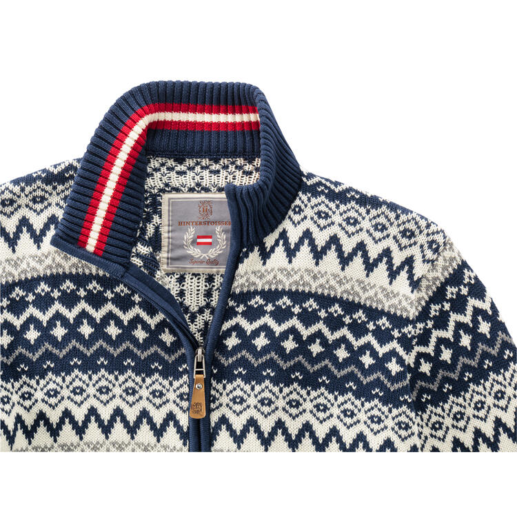 Hinterstoisser Herren Norweger Strickjacke